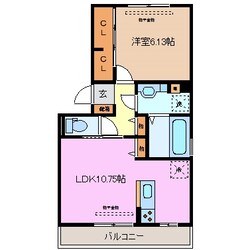 益生駅 徒歩13分 2階の物件間取画像